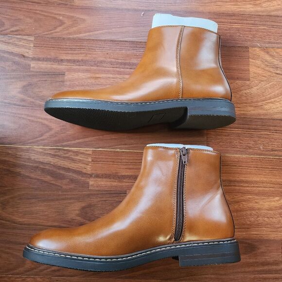Kenneth Cole Reaction Ely Chelsea Tan Boots 7 NIB - Picture 5 of 10